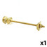 A-TIE-502-265-UB-x1 - Radiator Wall Stay 265mm - Unlacquered Brass (x1) A-TIE-502-265-UB-x1 - Radiator Wall Stay 265mm - Unlacquered Brass (x1)